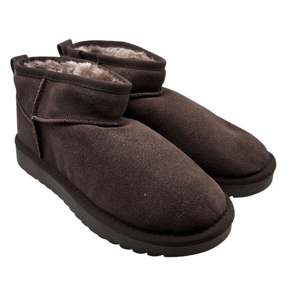 CUSHIONAIRE Women's pull on boot 8 TAUPE - Picture 1 of 7
